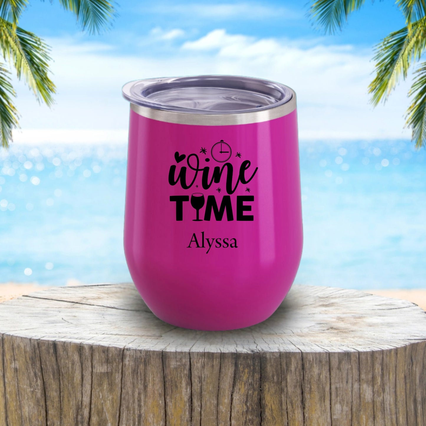 12oz Custom Funny Wine Tumbler PW2