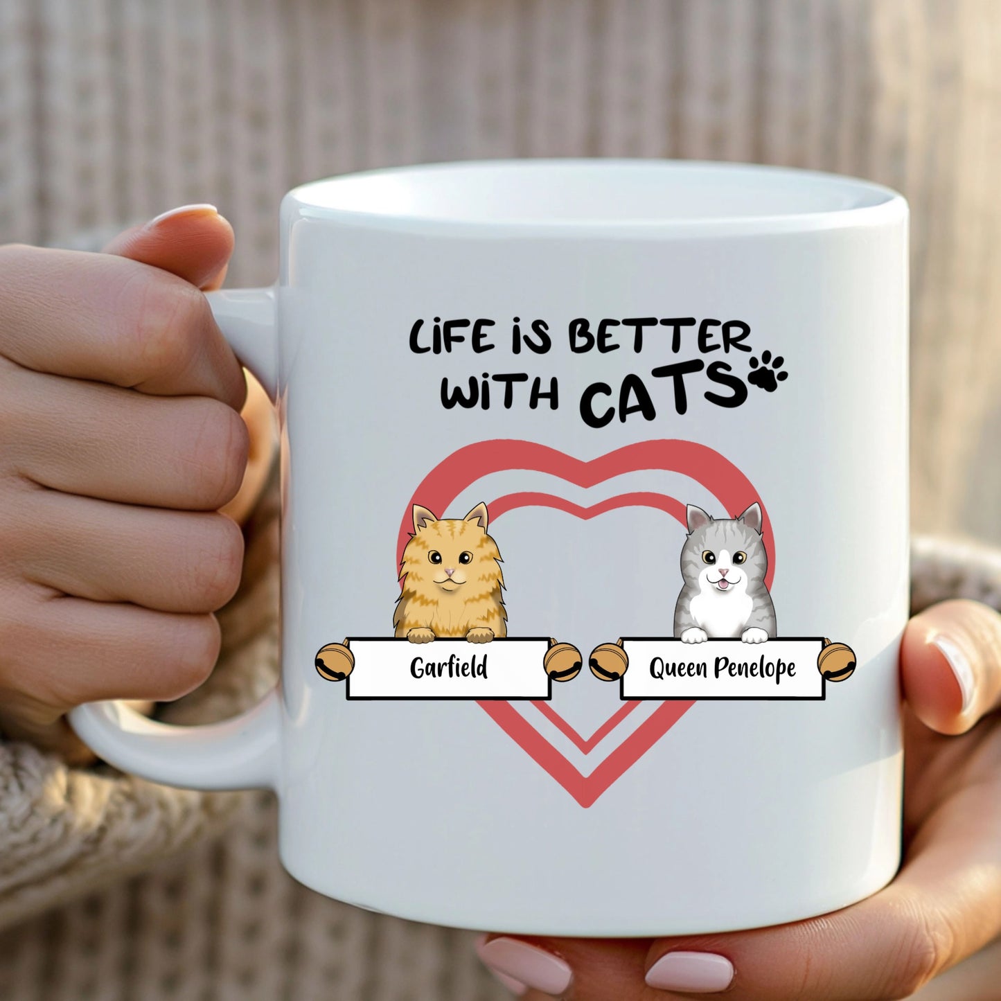 Life is Better With Cats Mug