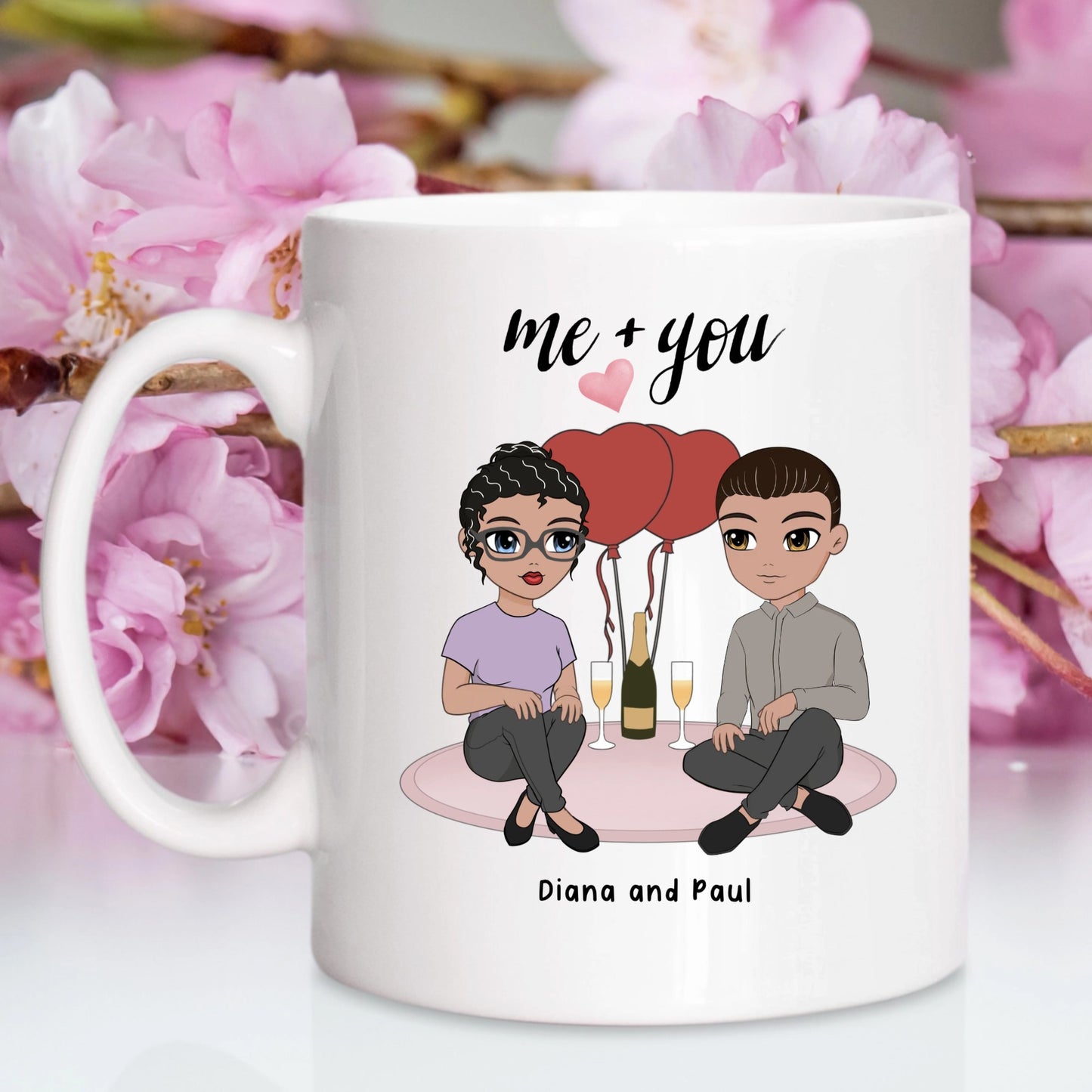 Me + You Couples Mug